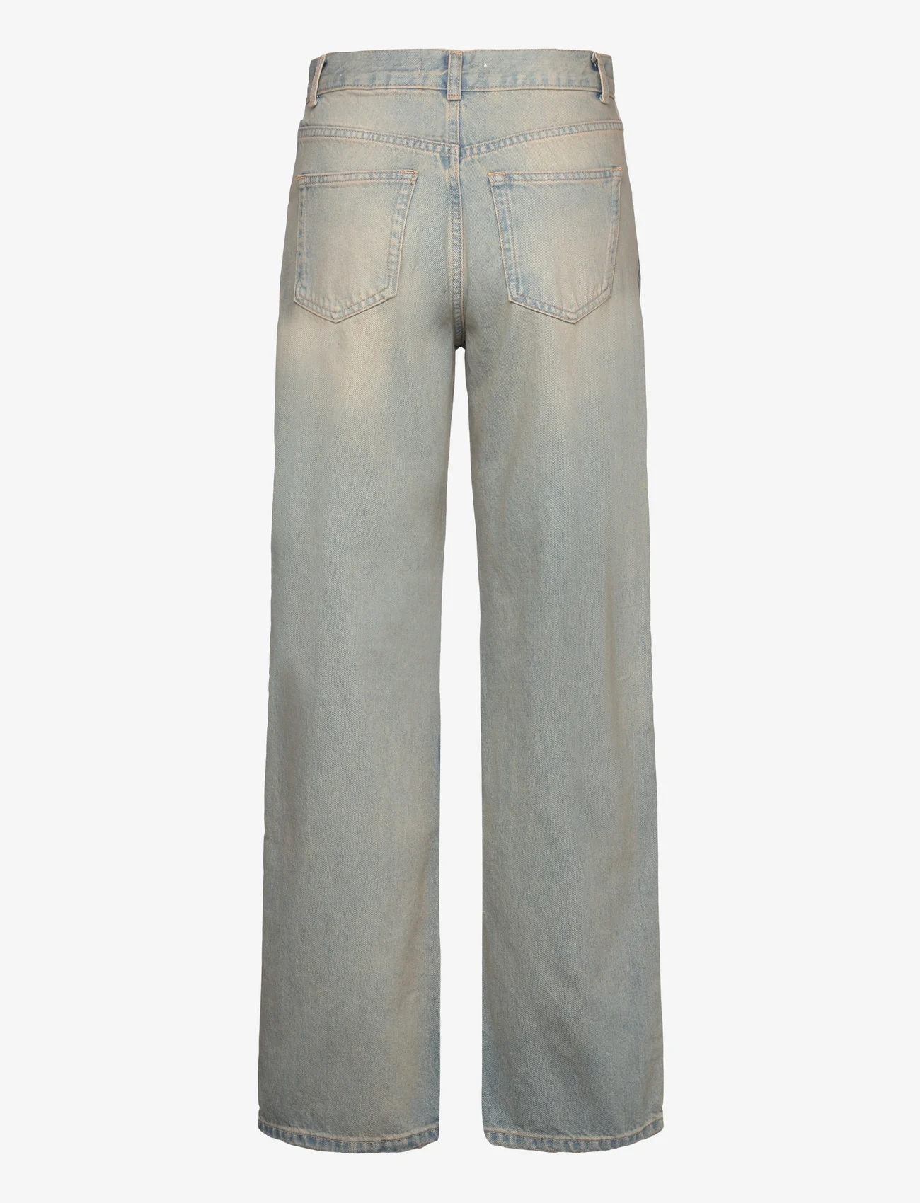 Mango - Low waist wideleg jeans - laveste priser - open blue - 1
