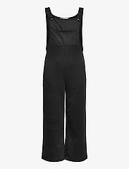 Mango - Long houndstooth dungarees - sommarfynd - black - 0