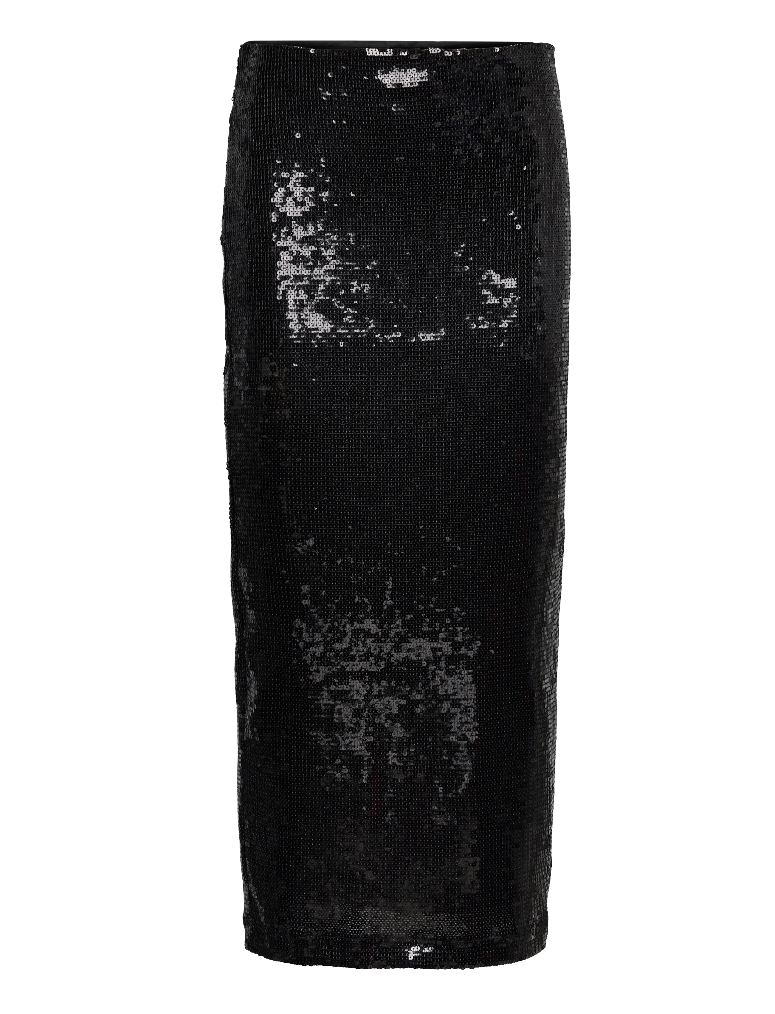 Mango Sequin midi skirt - Kjolar - BLACK / black