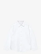 Printed cotton shirt - WHITE