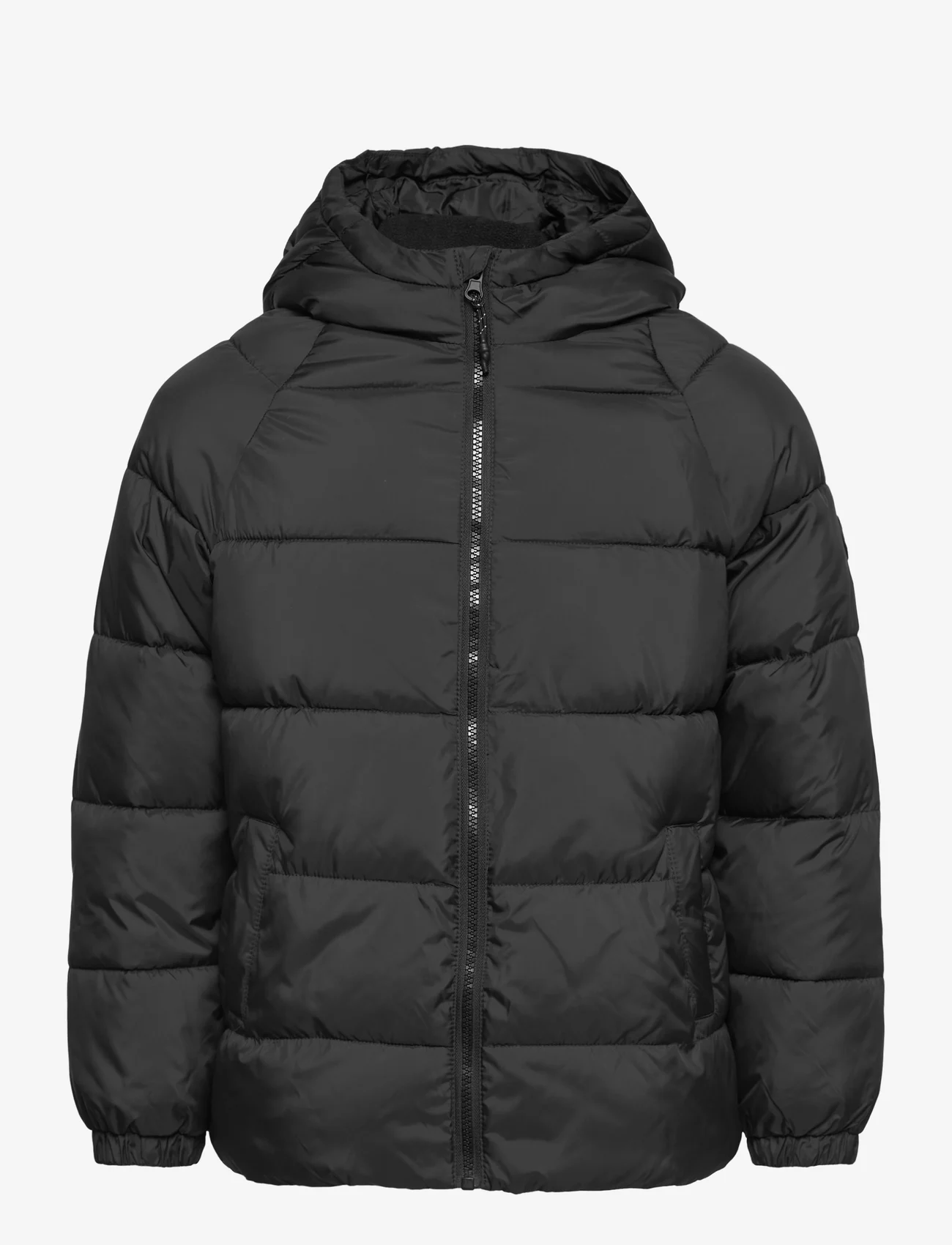 Mango - Hood quilted coat - laveste priser - black - 0