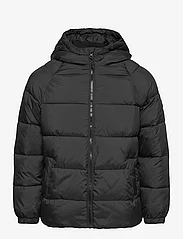 Mango - Hood quilted coat - lägsta priserna - black - 0