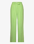 Wideleg pleated trousers - BRIGHT YELLOW