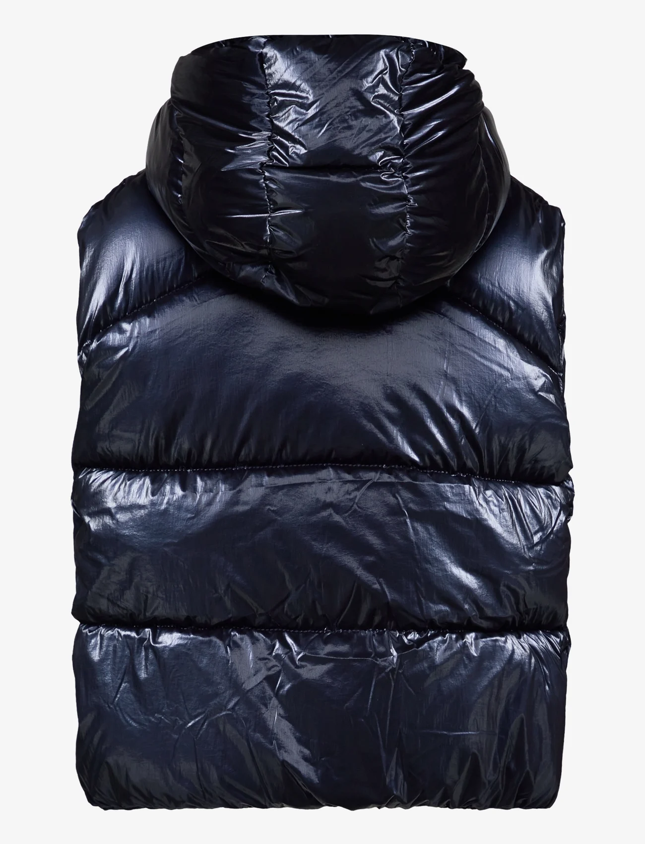 Mango - Quilted gilet with hood - laveste priser - navy - 1