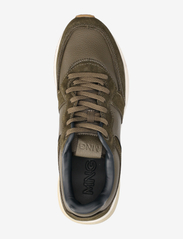 Mango - Leather mixed sneakers - lav ankel - beige - khaki - 3