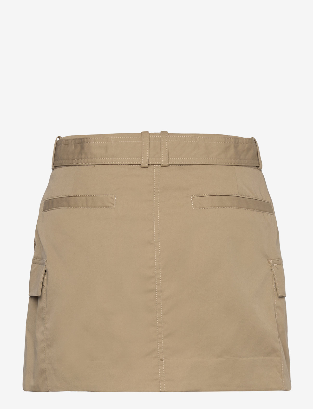 Mango - Cargo mini-skirt with belt - laveste priser - medium brown - 2