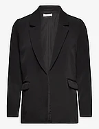 Fitted suit jacket - BLACK