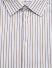 Mango - Stretch fabric slim-fit striped shirt - casual skjorter - grey - 2