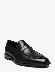 Mango - Aged-leather loafers - lackskor - black - 0