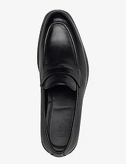 Mango - Aged-leather loafers - lackskor - black - 3