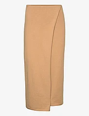 Mango - Knit wrap skirt - festtøj til outletpriser - medium brown - 0