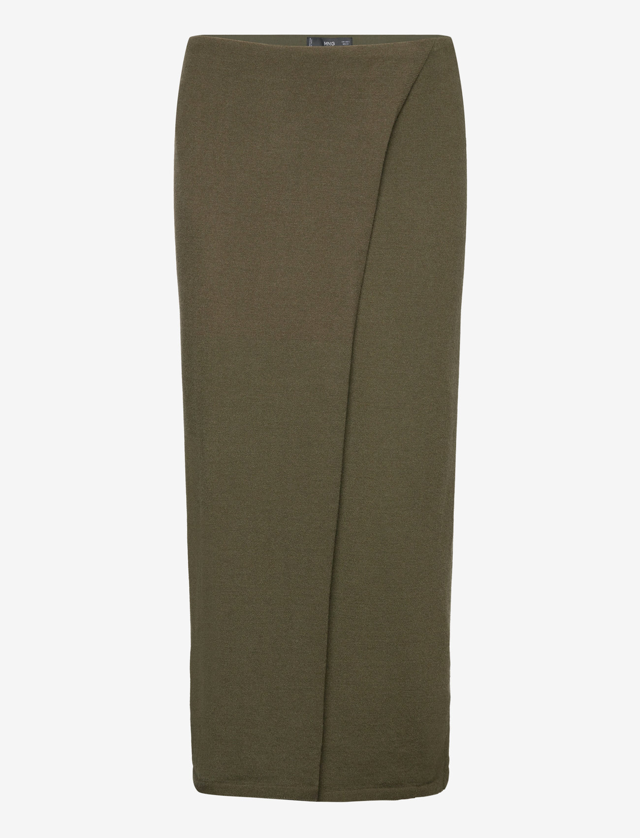 Mango - Knit wrap skirt - laveste priser - beige - khaki - 0
