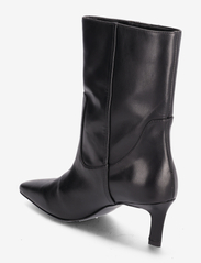 Mango - Leather boots with kitten heels - høye hæler - black - 2