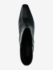 Mango - Leather boots with kitten heels - høye hæler - black - 3