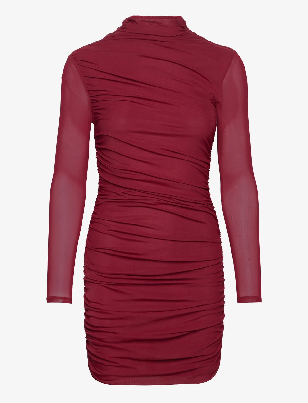 Mango - Draped body dress - stramme kjoler - dark red - 0