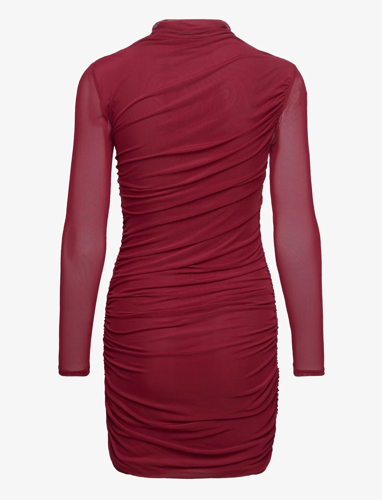 Mango - Draped body dress - stramme kjoler - dark red - 1