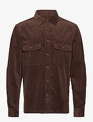Mango - Corduroy pockets overshirt - menn - brown - 0