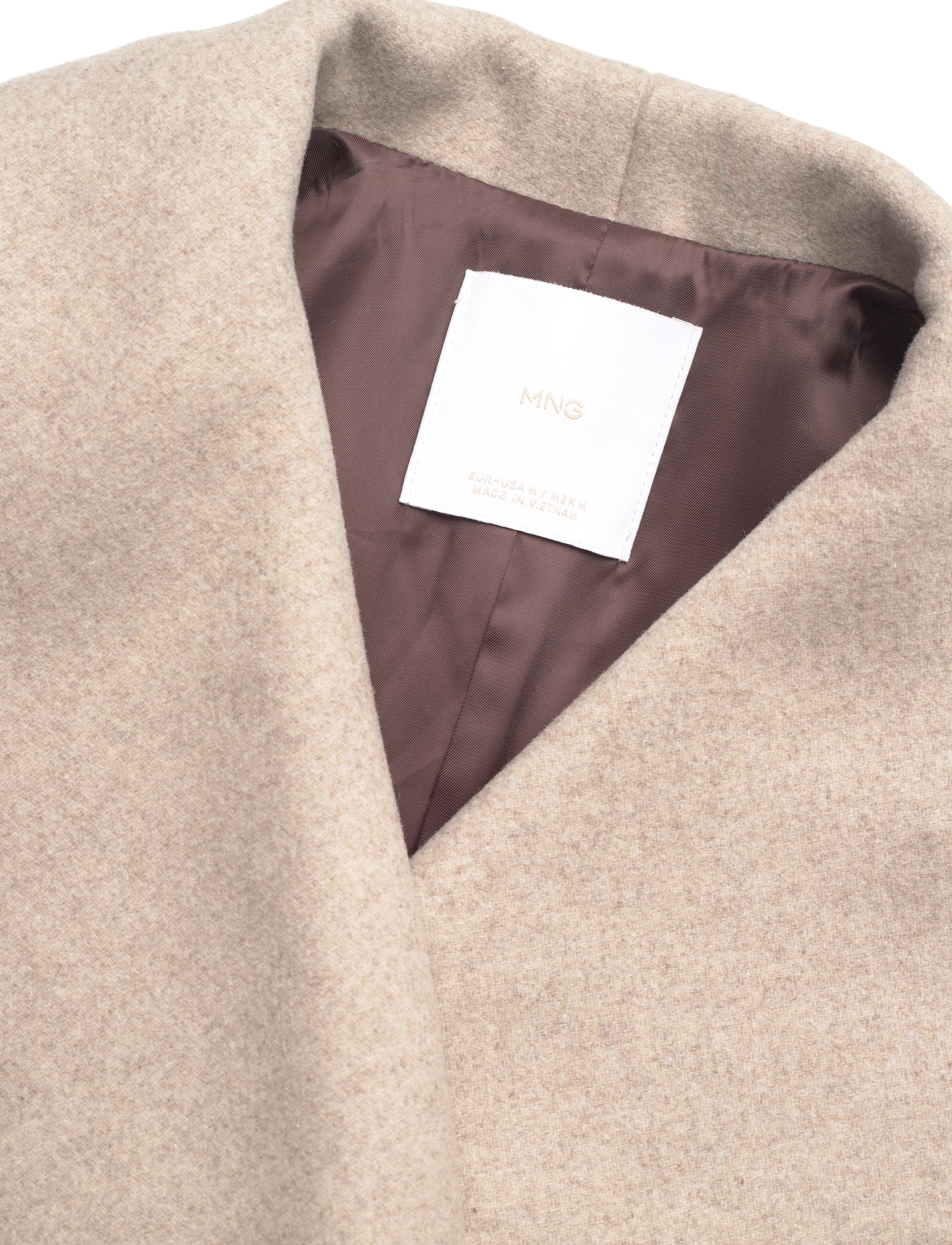 Mango - Midi maxi lapel coat - lt pastel grey - 3