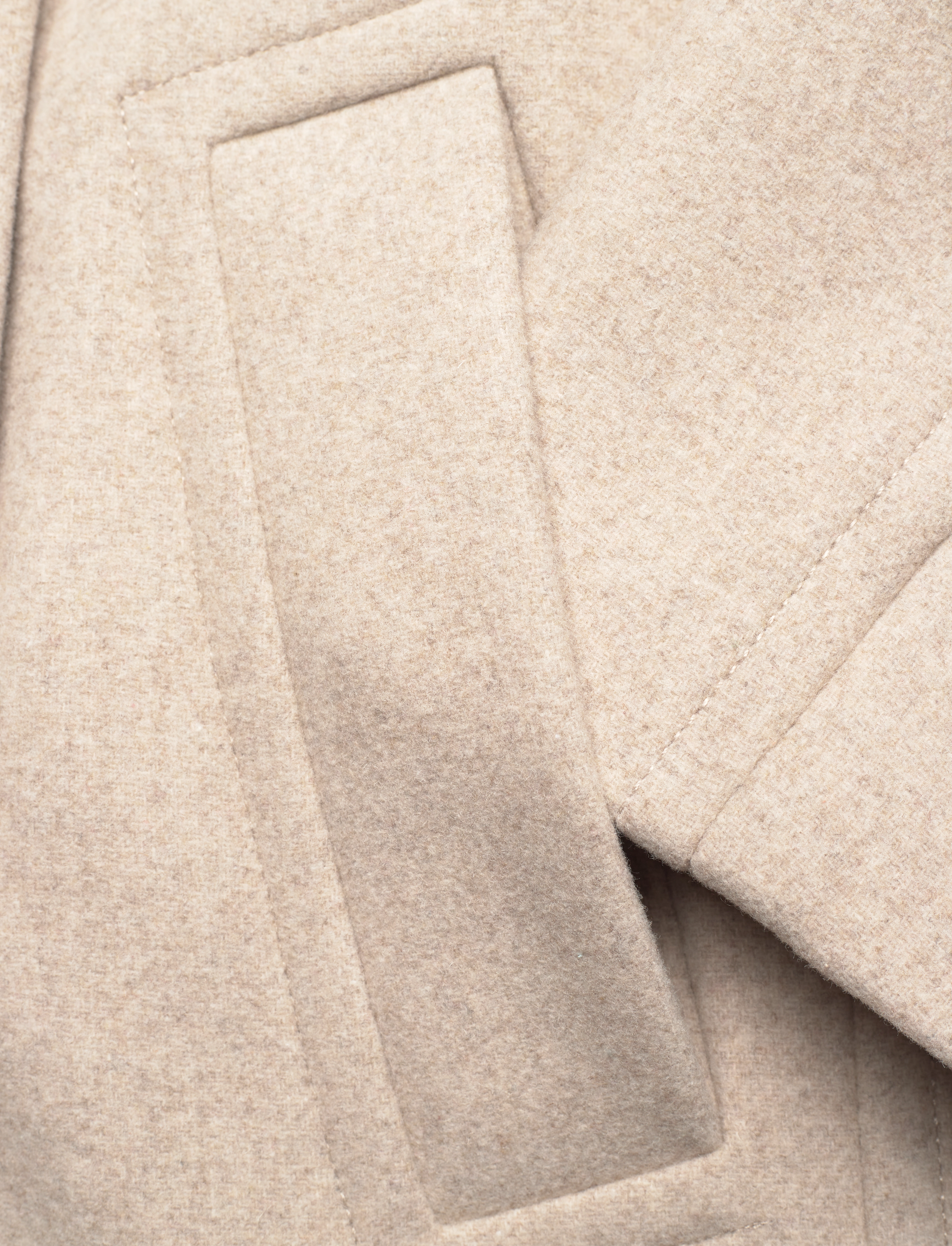 Mango - Midi maxi lapel coat - lt pastel grey - 4