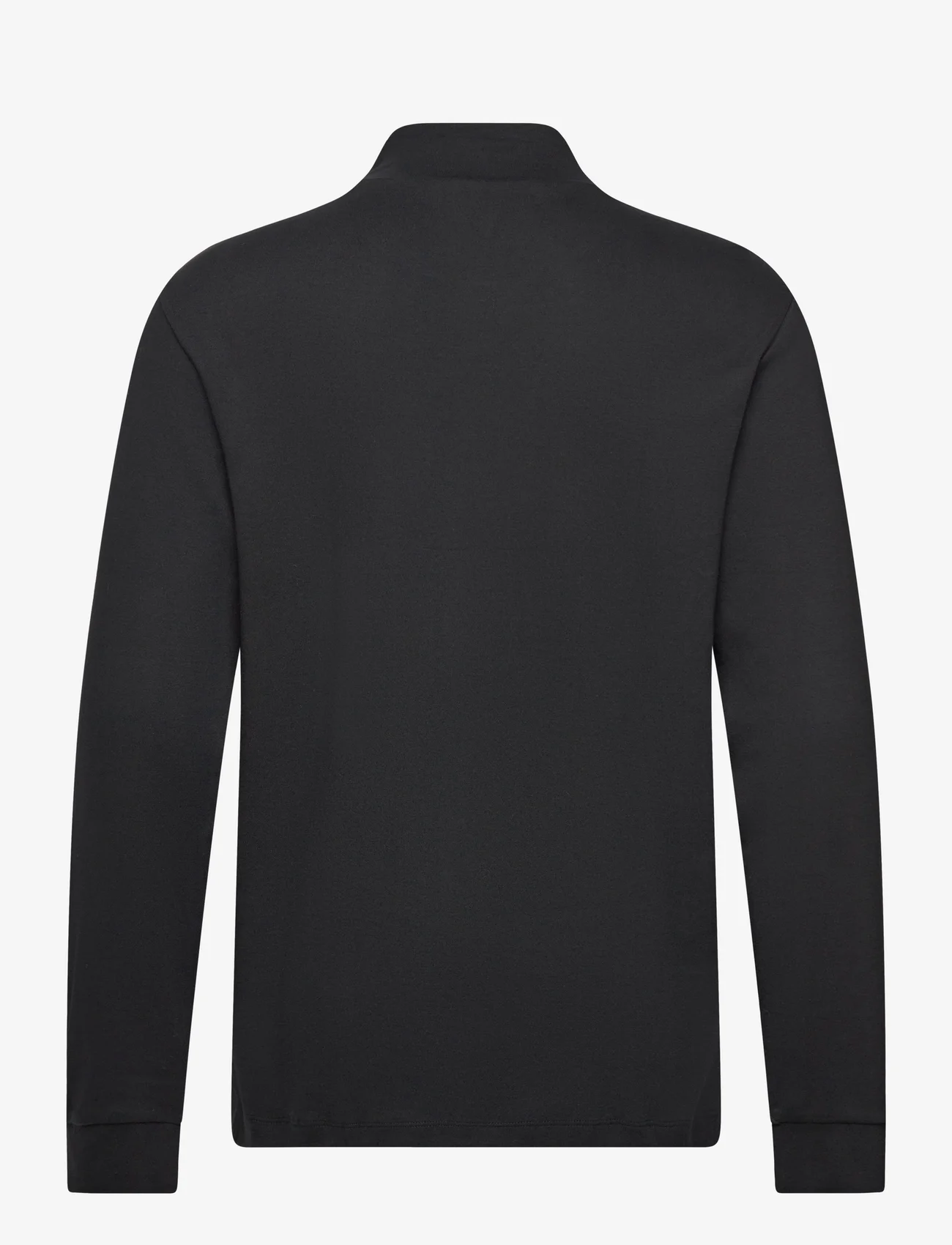 Mango - Perkins neck long-sleeved t-shirt - laveste priser - black - 1