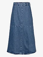 A-line denim skirt - OPEN BLUE