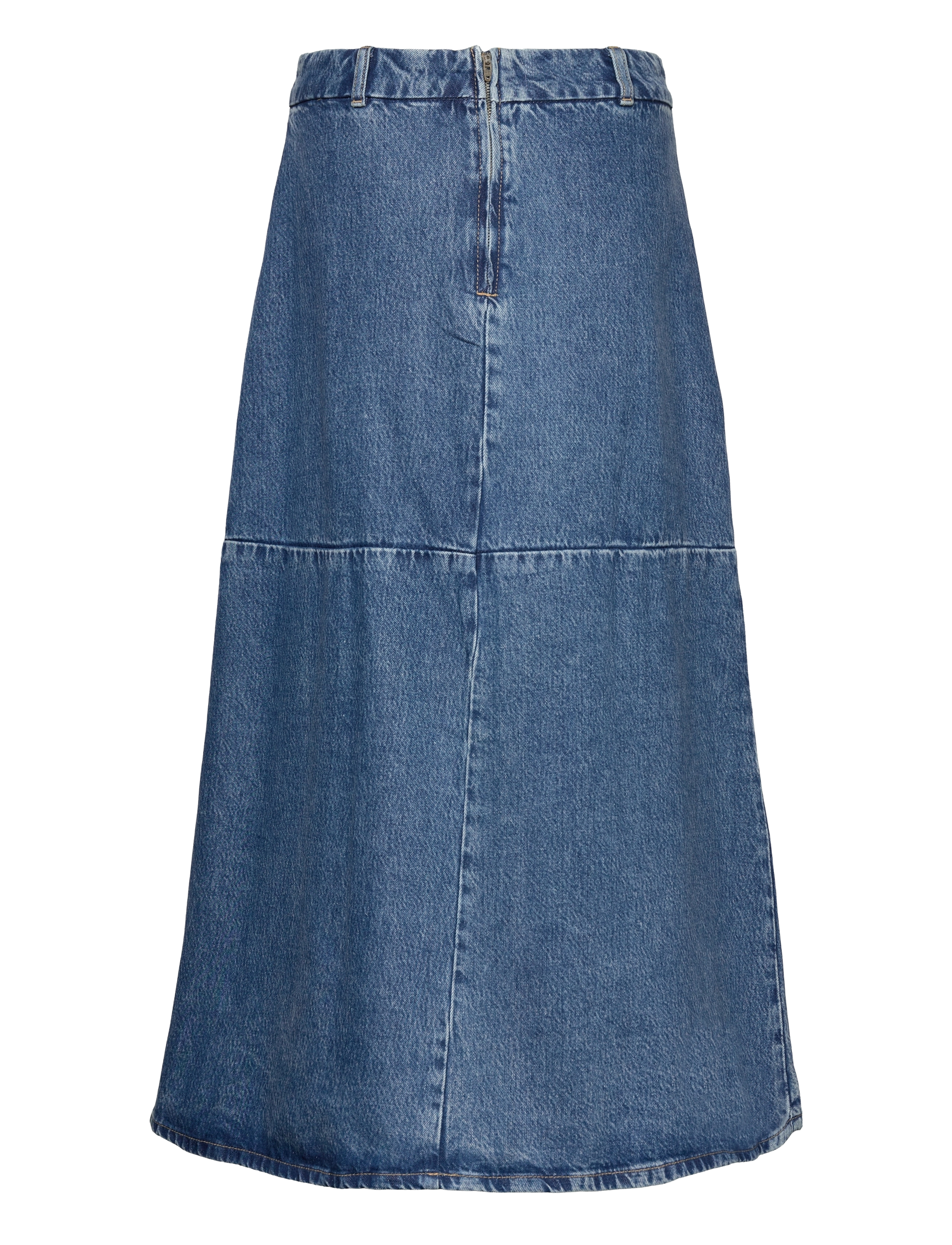 Mango - A-line denim skirt - jeansrokken - open blue - 1
