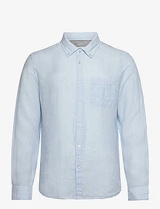 100% linen slim-fit shirt, Mango