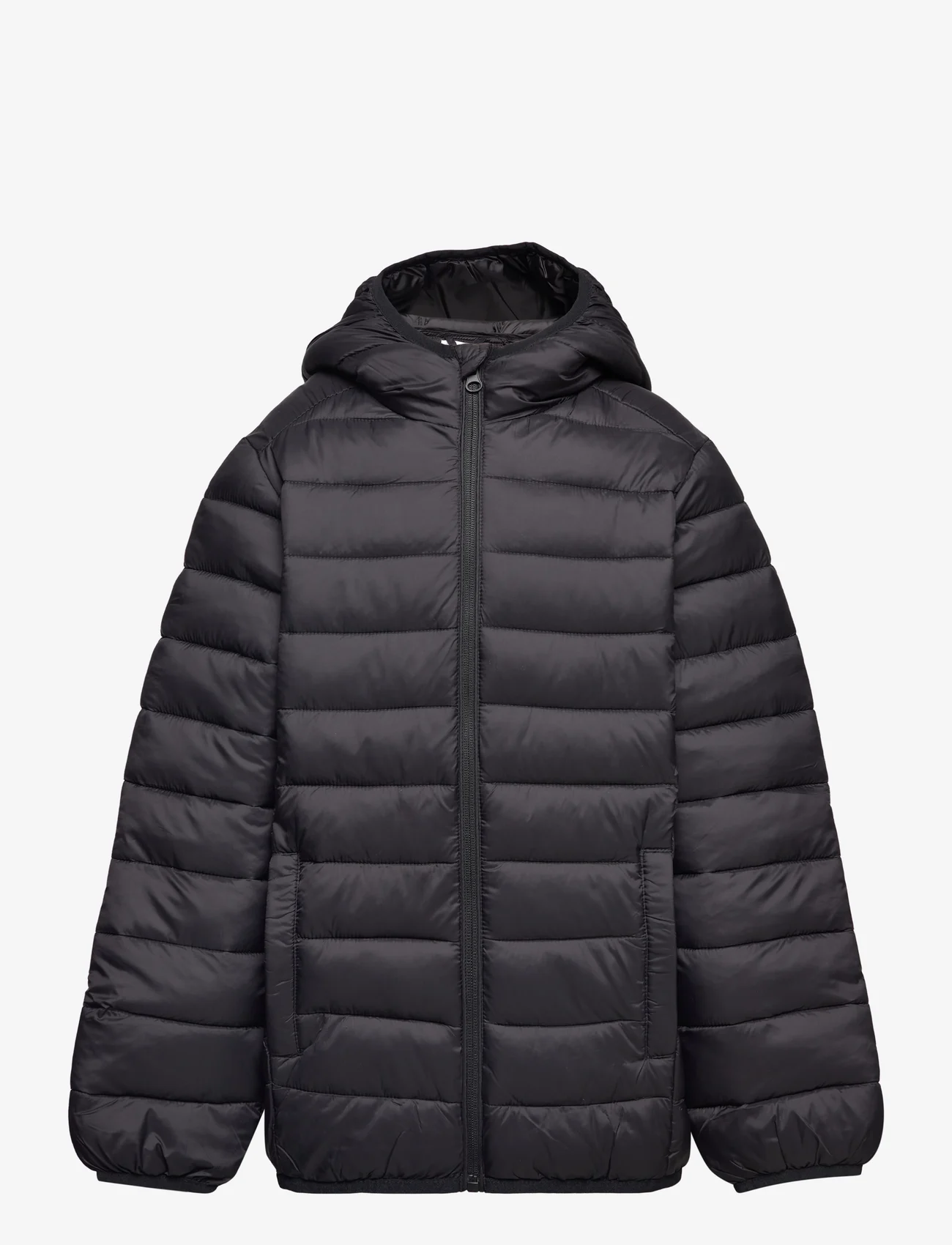 Mango - Hood quilted coat - lägsta priserna - black - 0