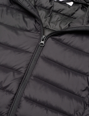 Mango - Hood quilted coat - laveste priser - black - 2