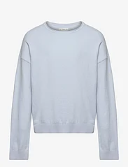 Mango - Knit cotton sweater - neulepuserot - lt-pastel blue - 0