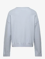 Mango - Knit cotton sweater - tröjor - lt-pastel blue - 1