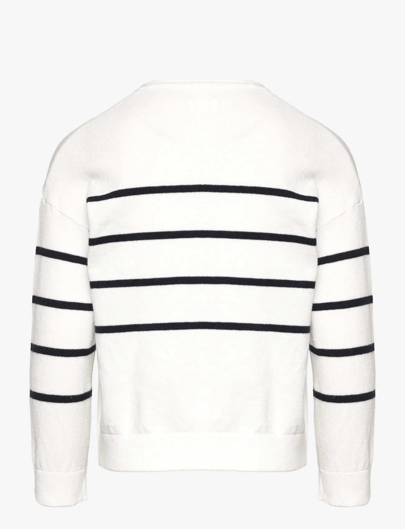 Mango - Knit cotton sweater - gensere - natural white - 1