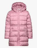 Quilted long coat - PINK