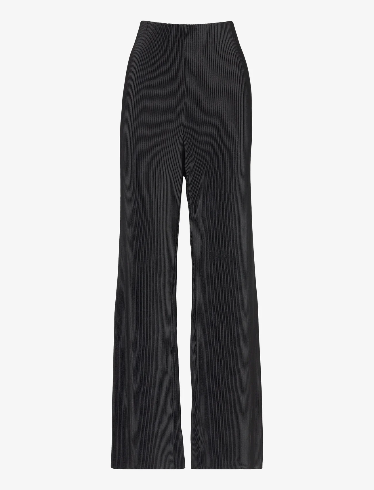 Mango - Pleated straight trousers - de laveste prisene - black - 0