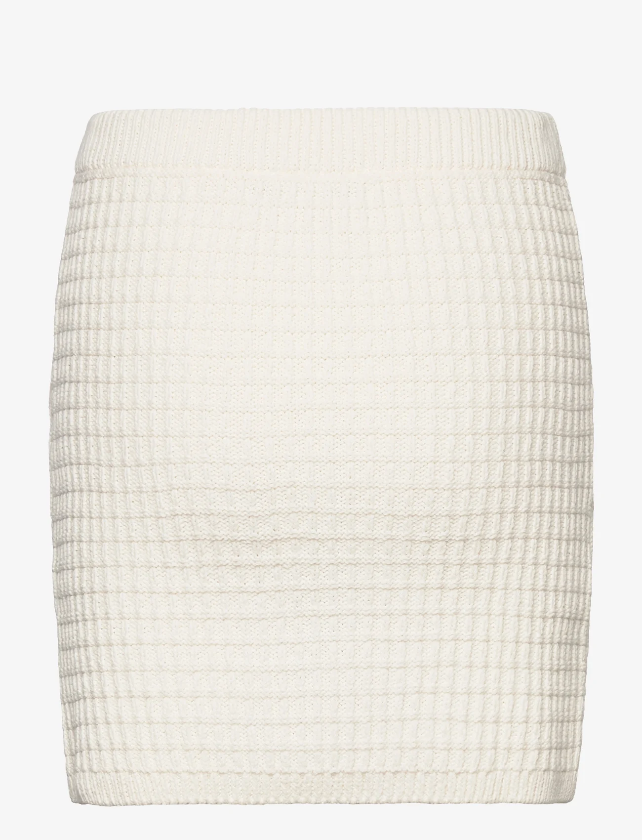 Mango - Knitted miniskirt - strikkede nederdele - natural white - 1