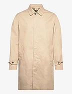 Water-repellent cotton trench coat - LT PASTEL GREY