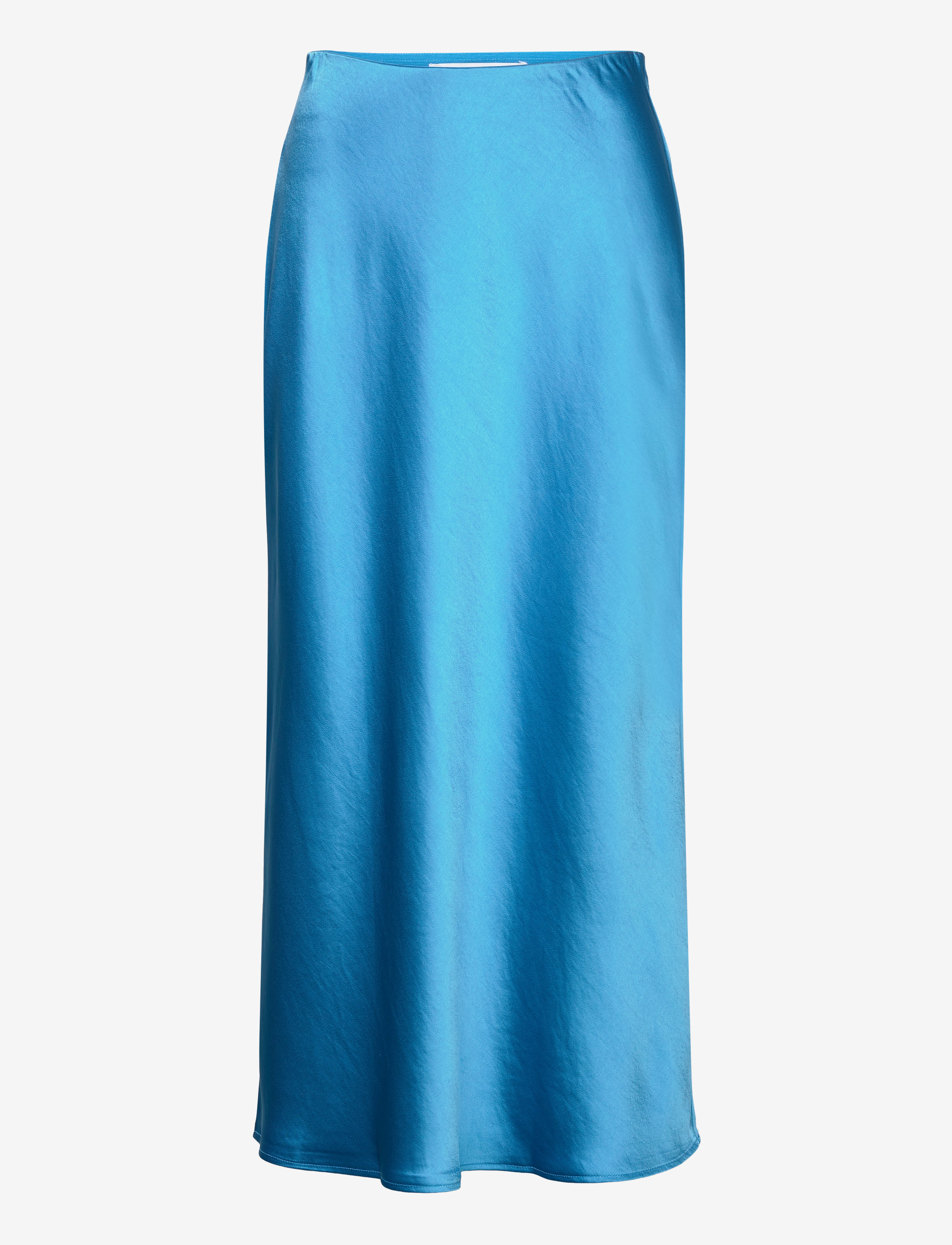 Mango - Midi satin skirt - satinnederdele - turquoise - aqua - 0