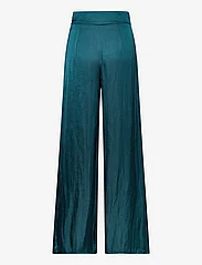 Mango - Satin wideleg trousers - bukser med brede ben - dark blue - 1