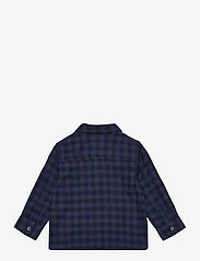 Mango - Regular-fit check shirt - langærmede skjorter - navy - 1