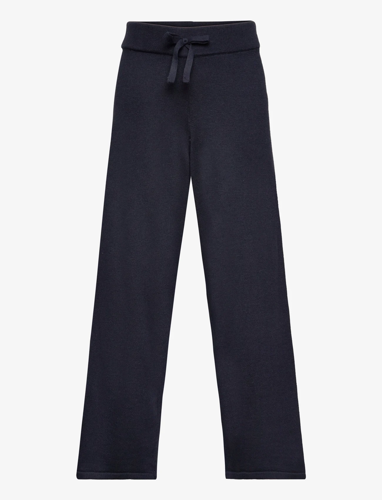 Mango - Knitted culotte trousers - lägsta priserna - navy - 0