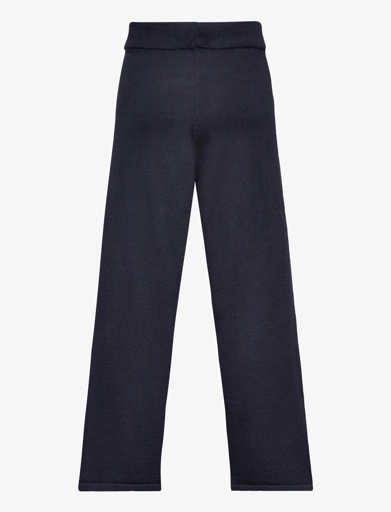 Mango - Knitted culotte trousers - lägsta priserna - navy - 1
