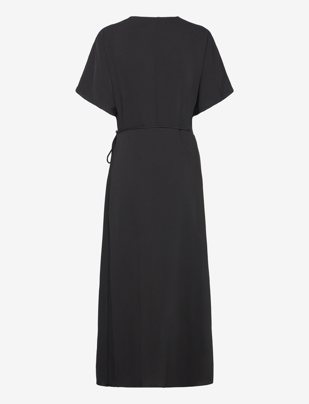 Mango - Wrap dress with hoop detail - abendkleider - black - 1