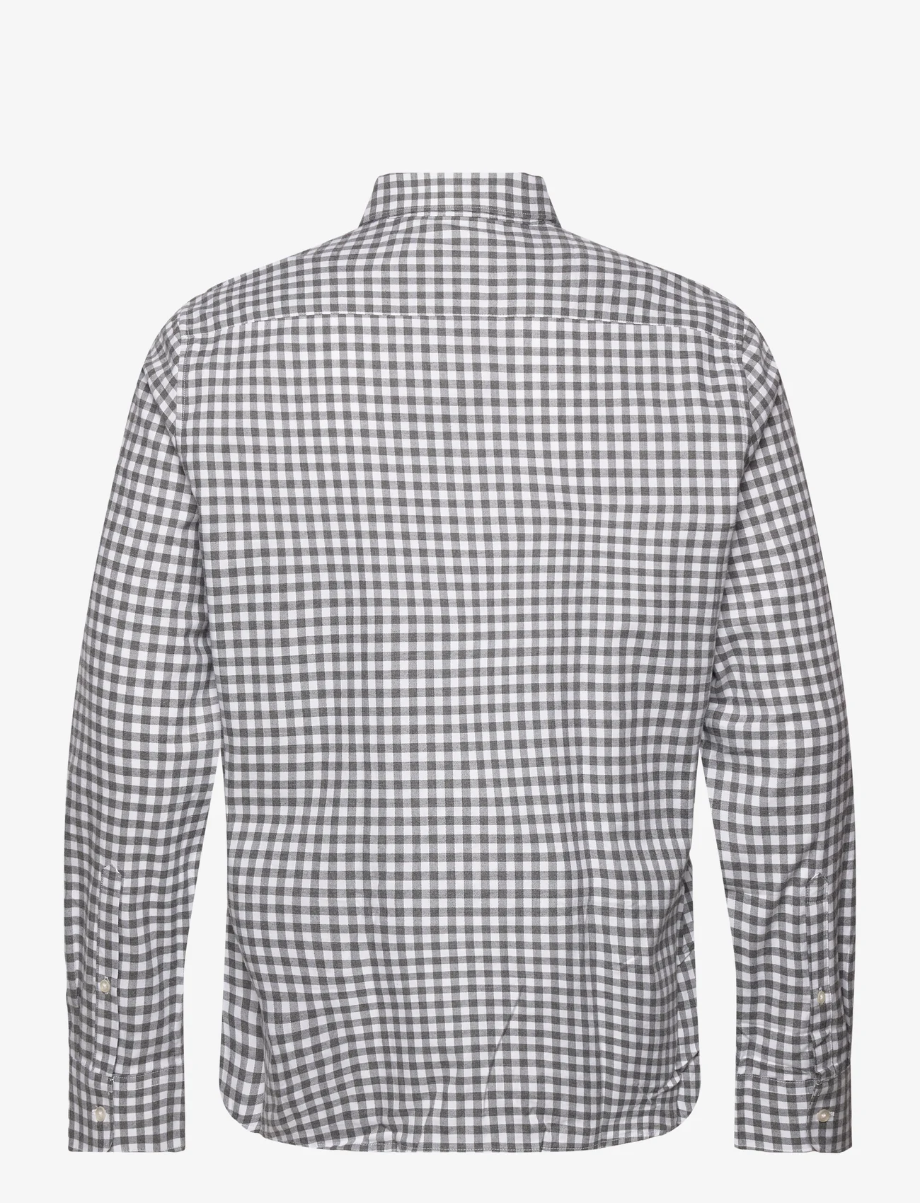 Mango - Gingham check cotton shirt - laveste priser - grey - 1