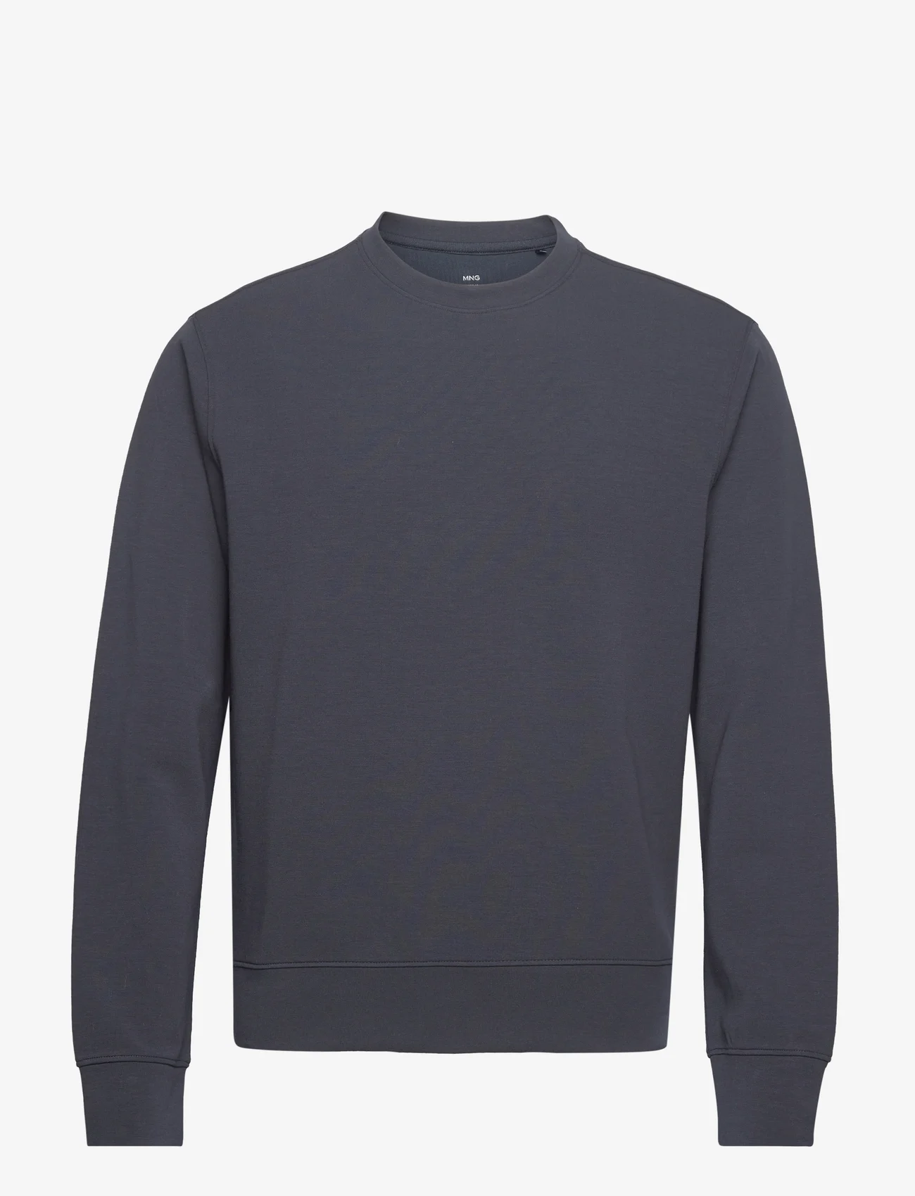 Mango - Breathable recycled fabric sweatshirt - sweatshirts - navy - 0