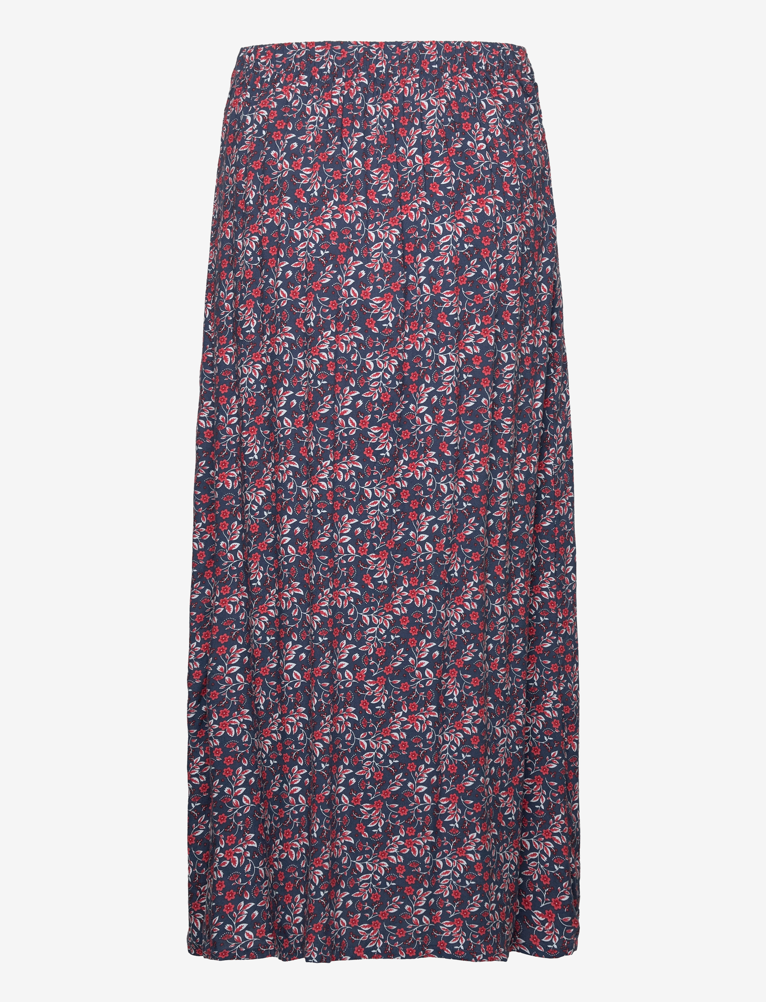 Mango - Printed skirt with slit - midikjolar - navy - 1