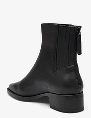Mango - Leather ankle boots with ankle zip closure - høye hæler - black - 3