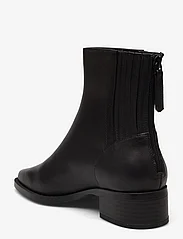Mango - Leather ankle boots with ankle zip closure - høye hæler - black - 6