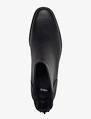 Mango - Leather ankle boots with ankle zip closure - hög klack - black - 8