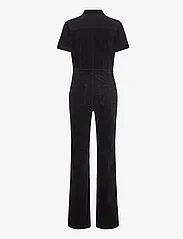 Mango - Corduroy jumpsuit with zip - jumpsuits - black - 1