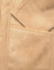 Mango - Shearling-lined coat with buttons - vårjakker - medium brown - 3